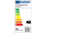 Lichtendirect- Plafondventilator met verlichting - Wit- Smart Lamp - 6 Standen Ventilator – Plafonniere lamp - Woonkamerlamp - Dimbaar -Afstandsbediening- APP functie- Zwart — thumbnail 2