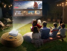 Acer H6816ATV Android TV DLP-Beamer (4K UHD (3.840 x 2.160 Pixel) 4.000 ANSI Lumen, 10.000:1 Kontrast, 3D, Keystone, 1x 10 Watt Lautsprecher, HDMI (HDCP)) weiß, Home Cinema — thumbnail 3