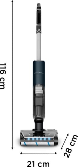 Rowenta X-Clean 7 GZ5735 - 2-in-1 Vloerreiniger - Stofzuiger & dweil in 1 - 45 min gebruikstijd - Zelfreiniging & droging, LED verlichting — thumbnail 5
