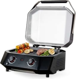 Cozze® E-500 Elektrische Grill met 2 zones 230 V/2100 W - Inclusief gratis BBQ-set — thumbnail 3