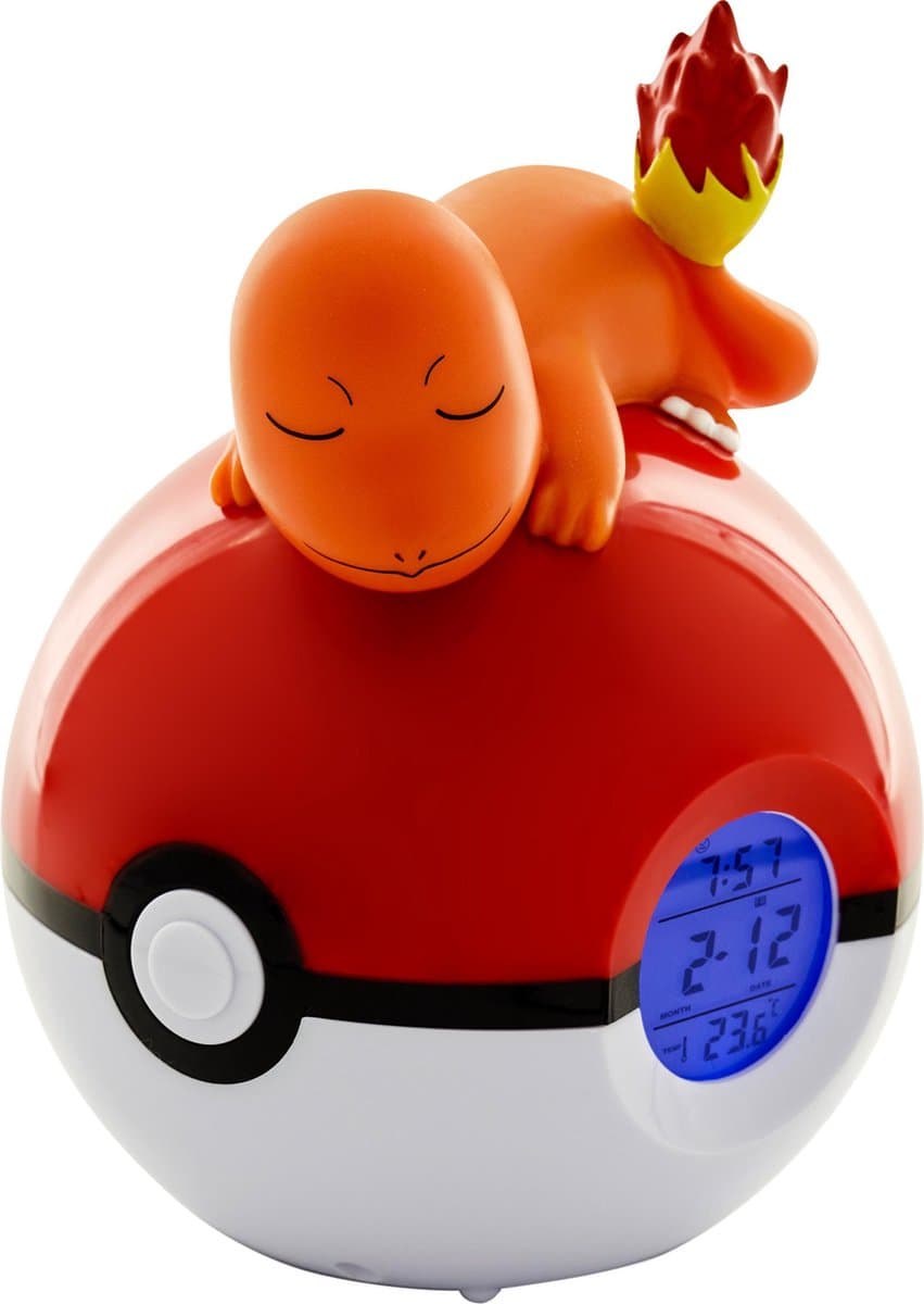 Teknofun Pokémon Charmander - FM wekkerradio met LED nachtlamp — afbeelding 1