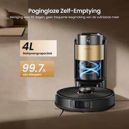 Proscenic QQ20 Plus - Robotstofzuiger met Dweilfunctie - Robotstofzuiger met Reinigingsstation - 12000 Pa Zuigkracht — thumbnail 5