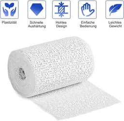 10 Rollen Gipsverband Set - 5 & 7.5 cm Breed - Voor Babybuik Afdruk, Knutselen, Modelbouw en Hobby — thumbnail 4
