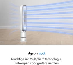Torenventilator - Vloerventilator - Kamers Verkoelen - Bladloos Ontwerp - 10D x 10B x 10H mm - Wit — thumbnail 5