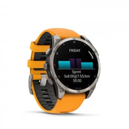 Garmin Fenix 8 Sapphire AMOLED 47mm - Titanium - Multisport GPS Smartwatch - Spark Orange/Graphite — thumbnail 5