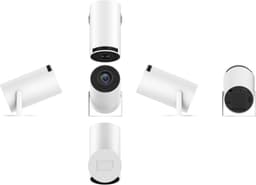 Ultieme Draagbare WiFi 6 Mini Beamer - 200 ANSI Lumen - Projector Streamen - BT 5.0 - Android - Home Cinema — thumbnail 3