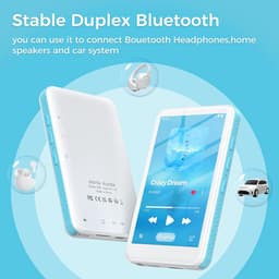 160 GB MP3-speler met Bluetooth en Wifi - 4 inch Touchscreen, Ondersteunt Spotify, Audible en FM-radio - Uitbreidbaar tot 1 TB — thumbnail 4