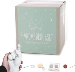 3D Gips Handafdruk Set voor Koppels en Gezinnen - Creatieve Herinneringen Maken — thumbnail 1