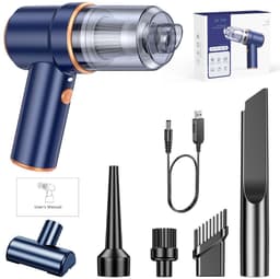 Auto Stofzuiger - Ministofzuiger - EXTRA FILTER - Borstelloze motor - Compressor - 80000Pa - Snoerloze handstofzuiger - Kleine stofzuiger - Handstofzuiger - Krachtige stofzuiger - Stofzuiger zonder snoer - Snoerloos - Sterke zuigkracht — thumbnail 4