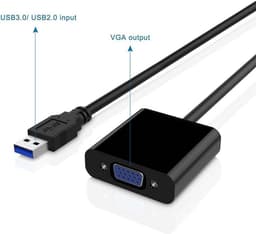 Externe USB 3.0 naar VGA Adapter voor Beeldscherm Uitbreiding — thumbnail 3