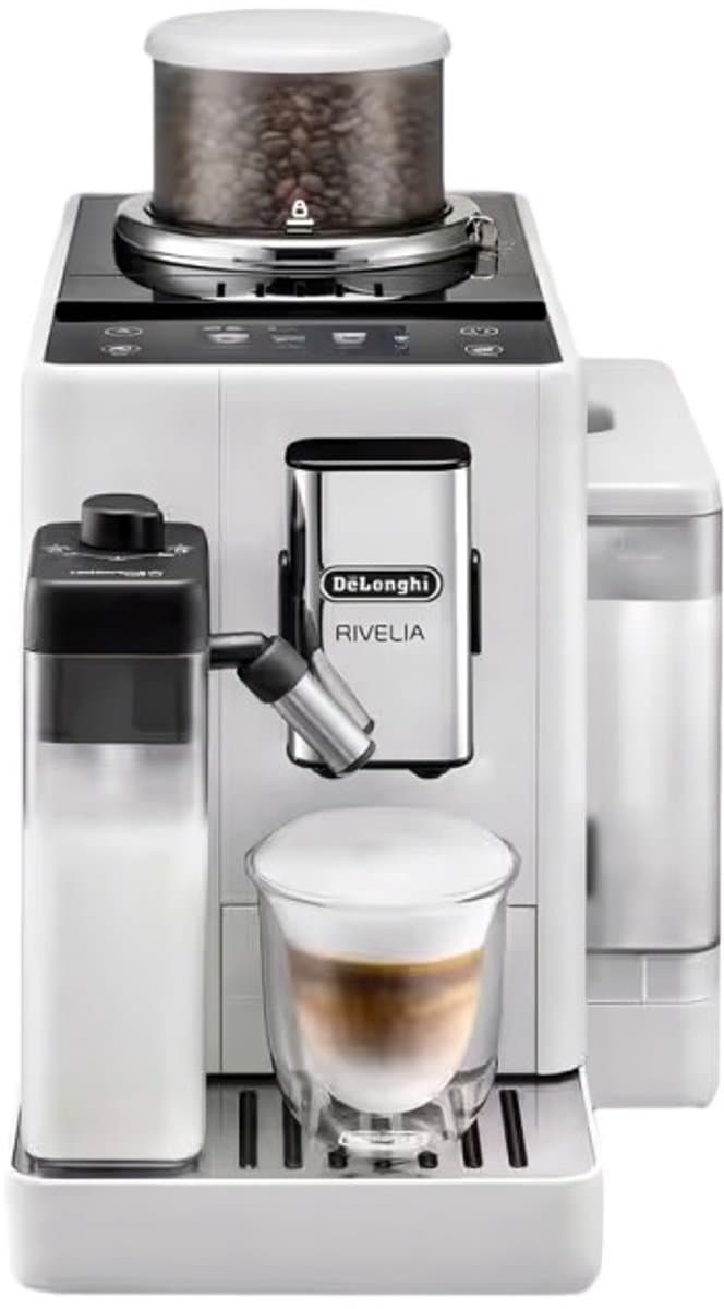 DeLonghi Rivelia EXAM440.55.W Volautomatische koffiemachine bonen - Wit — afbeelding 1