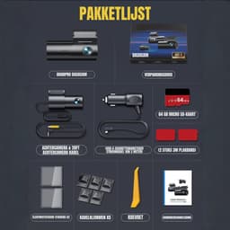 RONN® Dashcam voor Auto Voor en Achter - Dashcam - Zwart - ‎‎3cm x 5cm x 10cm; 300 g — thumbnail 5