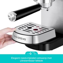 Espressomachine - Koffiemachine met Bonen - Espresso Machine - Bonenmachine — thumbnail 3