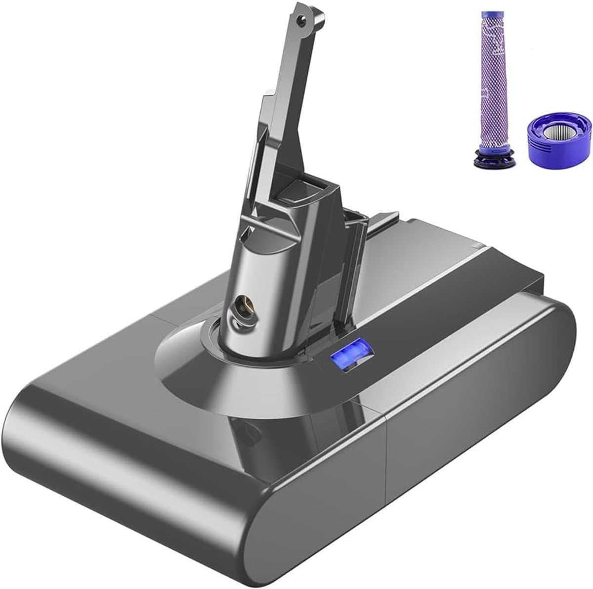 Vervangende Accu / Batterij voor Dyson V8 met filterset Accu / Batterij / 3500 mah met filter — afbeelding 1