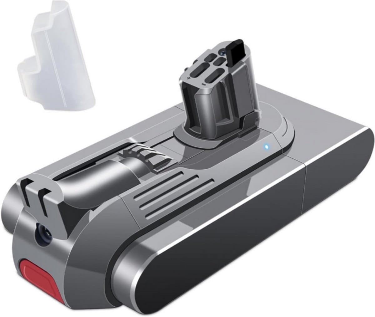V11 accu vervanging voor Dyson V11 klikaccu 25,2 V 5000 mAh compatibel met Dyson V11 Vacuum Spring 2020 V11 Absolute V11 Absolute Extra V11 Animal (niet voor vacuüm met schroefbatterij) — afbeelding 1
