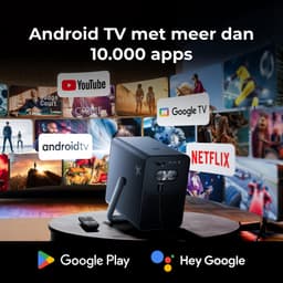 ULTIMEA Poseidon E40 met Android TV 11.0, Smart 4K Home Cinema Projector, zwart — thumbnail 5