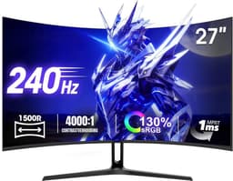 REN® Gaming Monitor 240hz - Gaming Monitor - Zwart - ‎‎62x 37x 9cm; 5 kg — thumbnail 1