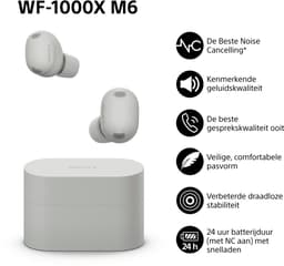 Sony WF-1000XM6 Zilver — thumbnail 5