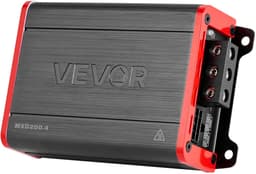 VEVOR 4-Kanaals Auto-Versterker, Klasse D Brugversterker, Max. 4 X 120 W Bij 4 Ohm / 4 X 200 W Bij 2 Ohm, Krachtige Versterker voor Suv's, Pick-Ups en Terreinwagens, Multi-Kanaals Audioversterker — thumbnail 2