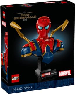 LEGO Marvel - Iron Spider-Man buste Constructiespeelgoed — thumbnail 1