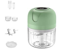 Mini Elektrische uiensnijder - Krachtige Press voor Knoflook & Ui - Mini chopper-Draadloze keukensnijder