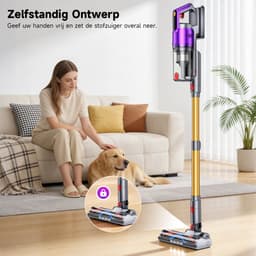 Tdyon Steelstofzuiger Draadloos-70000 Pa Zuigkracht/680W/75 Min/1,8 l, Wassertank-Akku-Stielstaubsauger -LED, Anti-Tangle-HEPA-filtratie — thumbnail 3