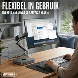 Portable Monitor Flex 15.6" Touchscreen - Full HD Draagbare monitor met USB-C & HDMI - Extra scherm laptop - Plug & Play - Incl. Beschermhoes — thumbnail 5