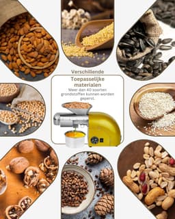 CLVP® Oliepers Machine - Koude Pers - Goud — thumbnail 5