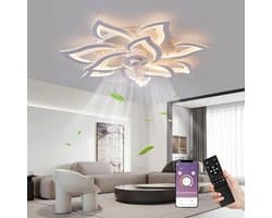 Moderne Plafondventilator met Dimbaar LED Licht en Afstandsbediening