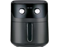 Aurixi® Airfryer xl - Airfryer xxl - Heteluchtfriteuse - 6 Liter - Timer tot 60 Minuten - Zwart- 39 cm x 29 cm x 34 cm