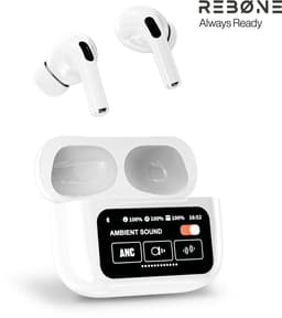 REBØNE Sport Pro Earbuds - Draadloze Oortjes - Oordopjes met Oplaadcase - Wireless Earphones - In Ear Sport - Noise Cancelling - Draadloos - Bluetooth - Geschikt Voor o.a. IPhone en Samsung – Voor Smartphone en Laptop — thumbnail 1