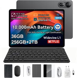 Blackview MEGA 12 - Tablet - Gaming Tablet - Android 16 - 12.2 inch - 36GB RAM - 256GB ROM - 5G Tablet - 10000mAh - Grijs — thumbnail 1