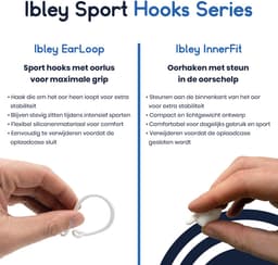 Ibley EarLoop Sport hooks geel voor Apple AirPods Pro 1/2 & AirPods 3/4 - Oorhaken - Siliconen sport haken - Geschikt voor AirPods Pro 1/2 en Apple AirPods 3/4 - Set van 2 — thumbnail 3