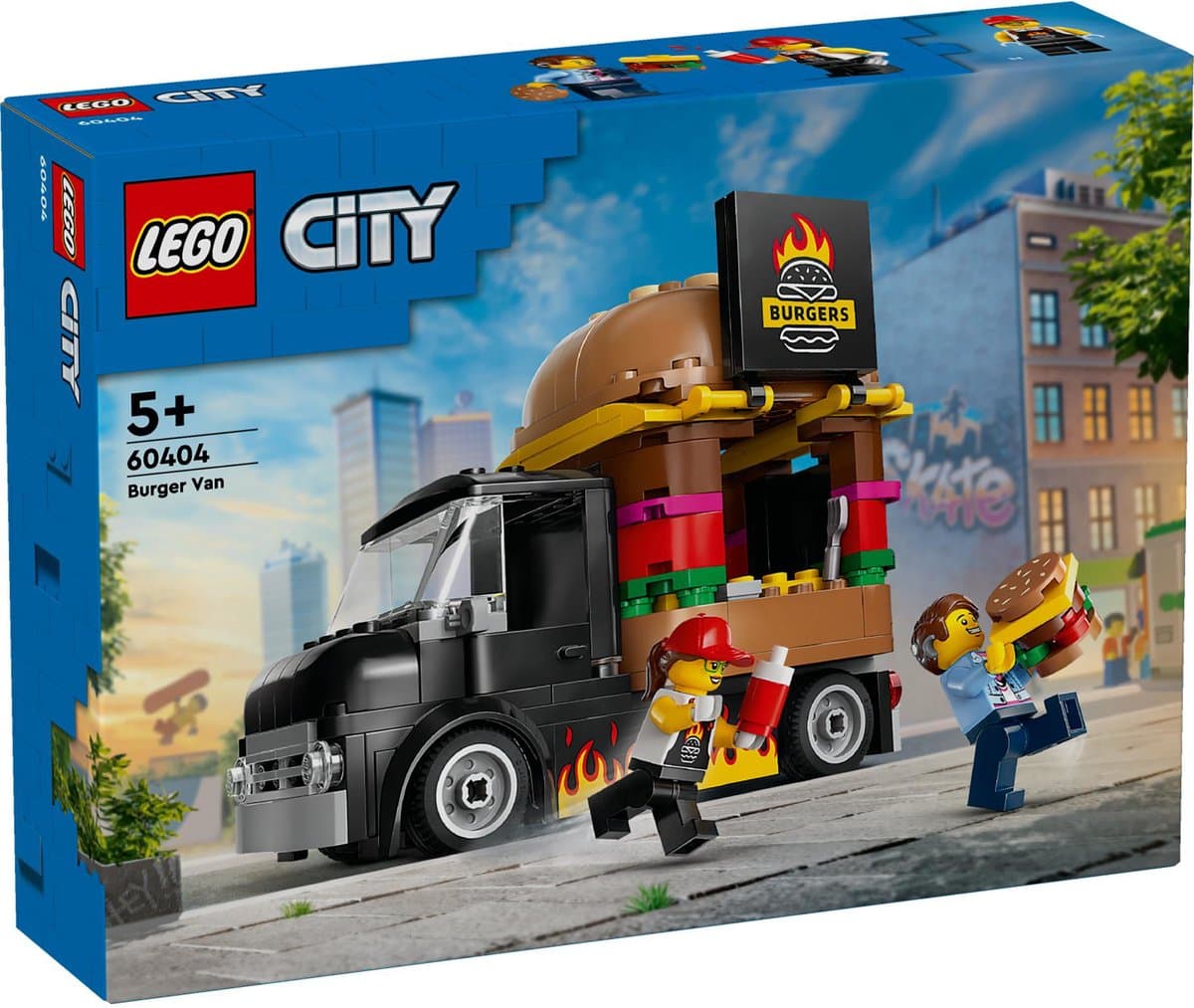 LEGO City - Hamburgertruck Constructiespeelgoed — afbeelding 1