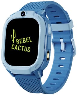Rebel Cactus SKY (Blauw) - kindersmartwatch - GPS tracker - Whatsapp - (video) bellen - SOS/Geofence - Groot display 1.75" - Gratis OuderApp - Batterij: 32uur - Alle wereldtalen - Geen internet en geen socials - Wel apps - Uit tijdens school - Wifi — thumbnail 1