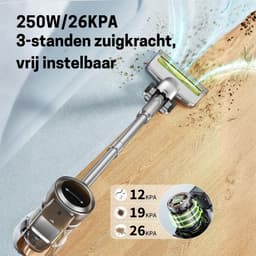 Steelstofzuiger Draadloos - 250W - Kruimeldief - Zonder zak op accu — thumbnail 5