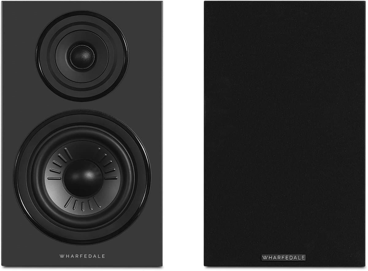 Wharfedale Diamond 12.2i Boekenplank Speakers – Stereo Hifi Set – 2-weg Luidsprekers – Compact Formaat – Passieve Speakers – Walnoot — afbeelding 1