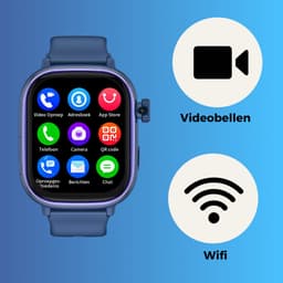 Smartwatch Kids Blauw – GPS Horloge Kind – Horloge Kind jongens – Smartwatch Kinderen Met Simkaart – Kinder Smartwatch met Stappenteller, GPS en WIFI — thumbnail 5