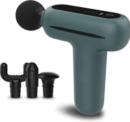 Aura® Massage Gun Professioneel – Massage Pistool - Massage Apparaat - Grijsgroen -13cm x 5cm x 15cm — thumbnail 1