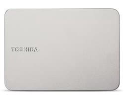 Toshiba Canvio Flex 1TB - Vaste schijf - extern - (draagbaar) - 2.5" - 1 TB - 5.0 Gbit/s - USB 3.2 Gen 1, USB 2.0 - zilver