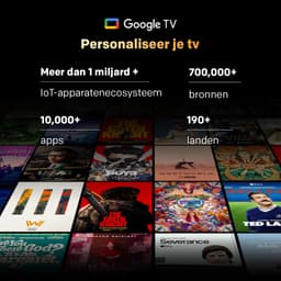 METZ 43MQF7500Z 43 inch (109 cm) QLED 4K UHD Google TV, HDR10+, Dolby Vision en Atmos, HDMI 2.1, VRR, MEMC, ingebouwde Chromecast, drievoudige tuner DVB-T/T2/C/S/S2, weinig blauw licht — thumbnail 4