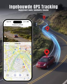 SAVI® Dashcam Voor en Achter - Dashcam - Dashcam Voor Auto - Zwart - 6cm x 12cm x 7cm — thumbnail 4