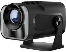 Mini Beamer - Mini Projector - 1920x1080P Full HD - 4K Ondersteuning - 160 Ansi - 12000 Lumen - Streamen Vanaf Je Telefoon / Tablet / PC / Laptop met WiFi & Bluetooth - Zwart