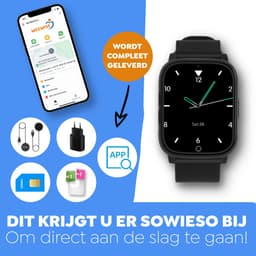 Weewise WS82 – GPS-horloge voor senioren - Valdetectie - SOS knop - GPS Tracker - GPS Horloge Ouderen - Alarm Horloge - SOS Horloge - Valdetectie - Alzheimer - Dementie - Alarmknop - Videobellen– GPS live locatie — thumbnail 5