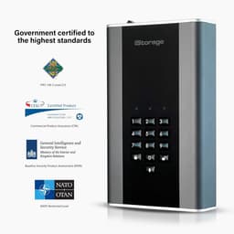 1TB Desktop Externe Harde Schijf - Hardware Encryptie & PIN Beveiliging (FIPS Niveau) — thumbnail 3
