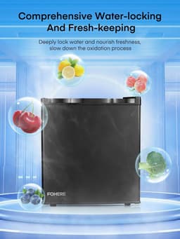 Compacte Mini Koelkast 46 Liter met Temperatuurregeling - Ideaal voor Kamer of Kantoor — thumbnail 5