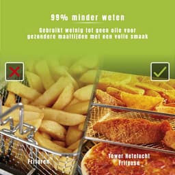 Nexvo® Heteluchtoven - Oven - Airfryer Oven - Zwart - 33cm x 39cm x 38cm — thumbnail 5