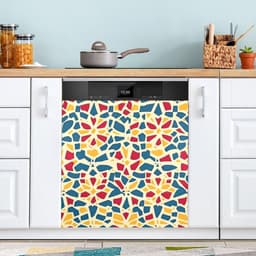 Magnetische Vaatwasser Cover met Geometrisch Design 58x66 cm — thumbnail 1
