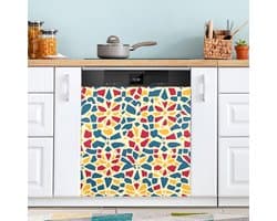 Magnetische Vaatwasser Cover met Geometrisch Design 58x66 cm