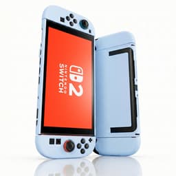 Xainy – Blauwe hard case geschikt voor Nintendo Switch 2 | Switch-games accessoires | beschermhoesje / cover hoes voor de Nintendo Switch consoles & joy con | excl. screen protector — thumbnail 1